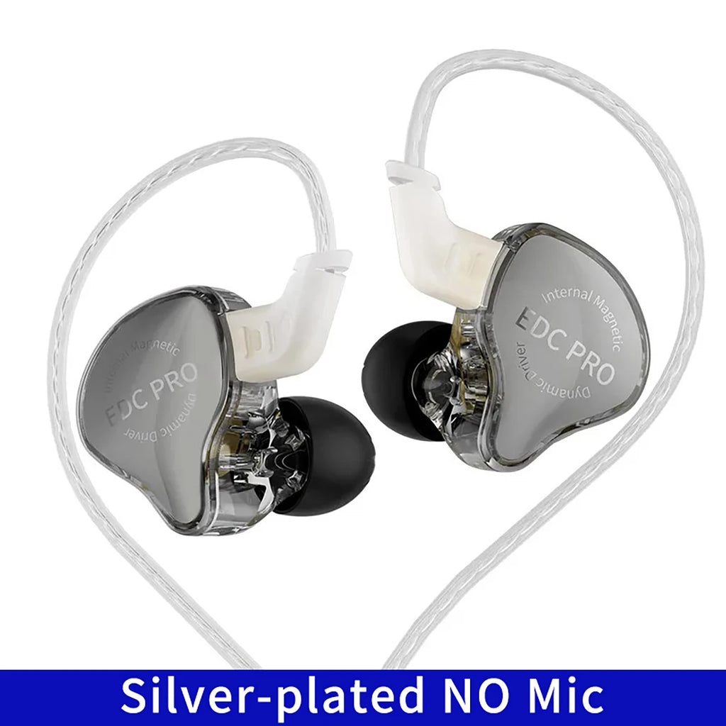 NEW KZ EDC PRO Best In-ear Wired Earphones HIFI Bass Dynamic Monitor 3D Stereo Earbuds Noise Cancel With Detachable Audio Cable