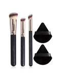 3/5 pcs Foundation Concealer Brush, Premium Contour Blusher Brushes, Flawless Under Eye Dense Face Makeup Brush For Blending