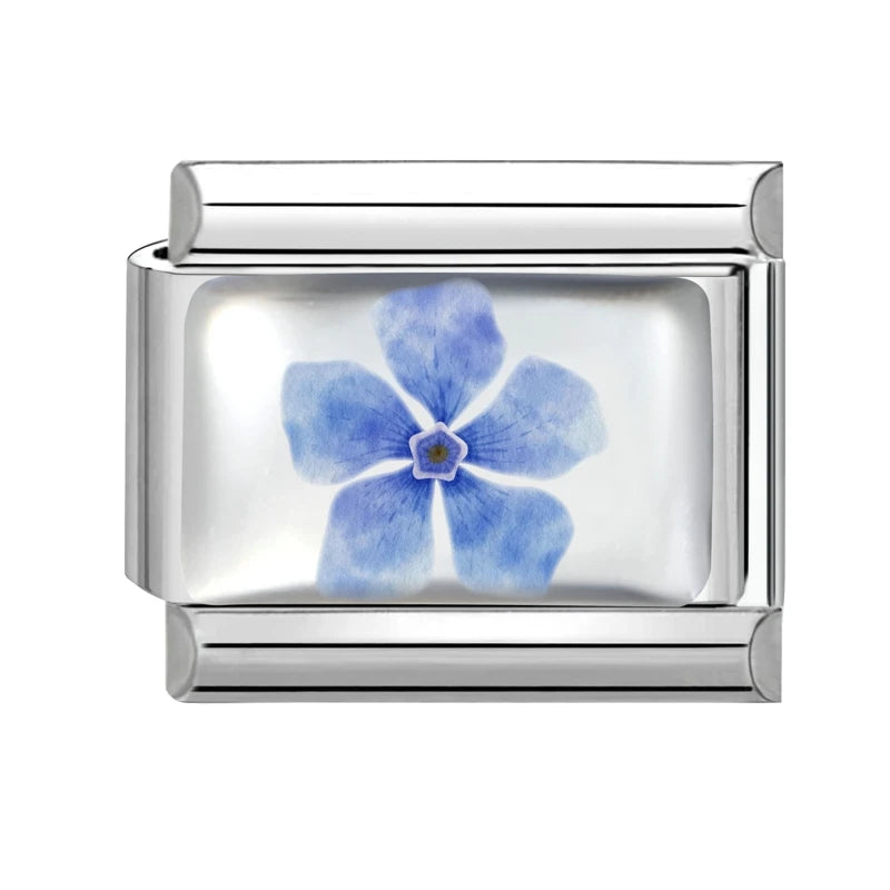 2025 Women's Fashion Colorful Flowers Sunflower Tulip Orchid Daisy Italian Charms Fit 9mm Stainless Steel Bracelet DIY Jewelry
