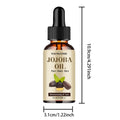 Organic Jojoba Oil, Pure Moisturizing Oil for Face, Hair, Skin Nails | Natural Cold Pressed Hexane Free Carrier Oil Hair Relaxer