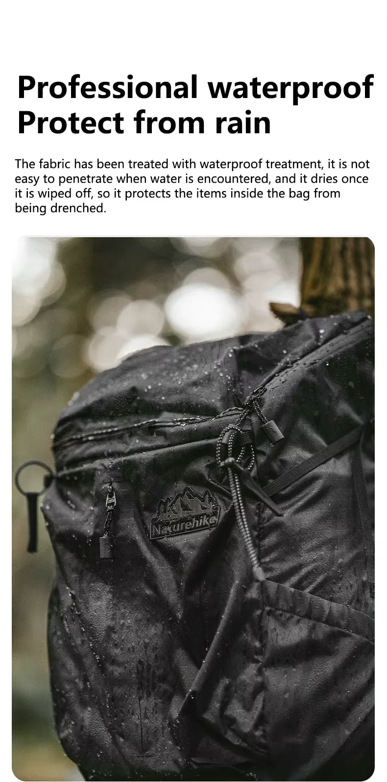 Naturehike Backpack Man Women 25L 30L Large Capacity Shoulder Bag Outdoor Climbing Hiking Portable Lightweight Waterproof Bag