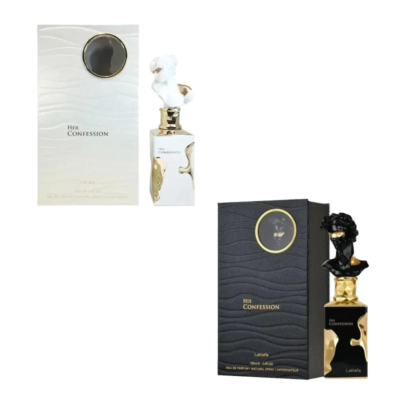 100ml Middle East Arab Men's Long-Lasting Confession Eau De Toilette Spray Charming Alluring Gift Box Perfume