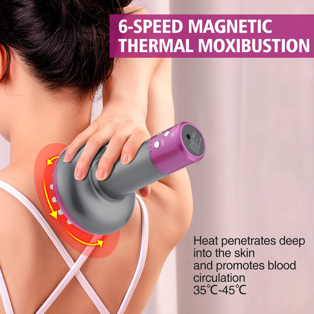 Intelligent Electric Massager Brush Home Portable Massager Fat Burning EMS Micro Current Vibrating  Beauty Apparatus for  Body