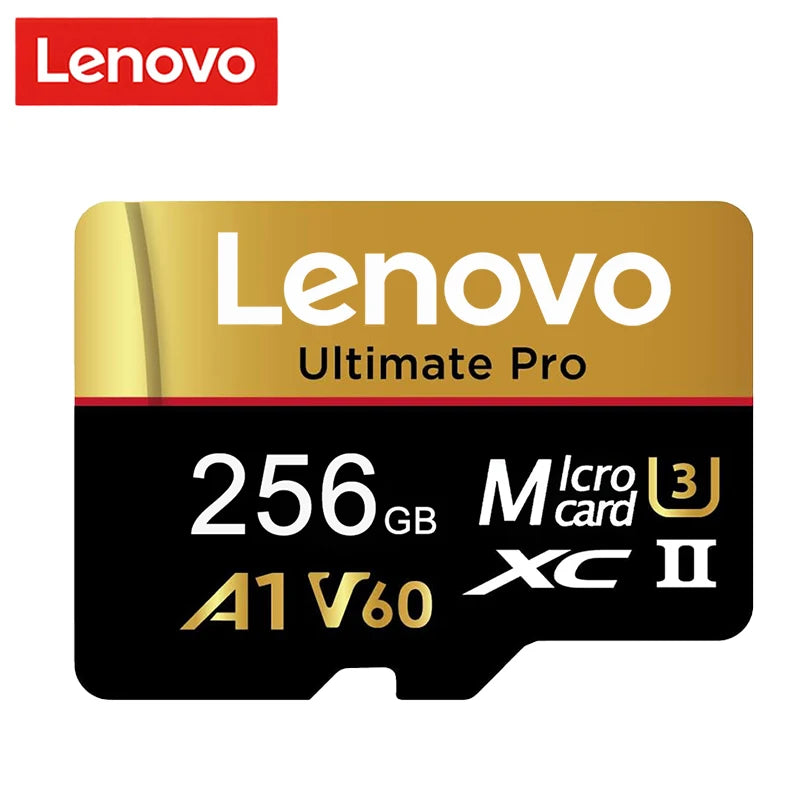 Lenovo Original Class 10 UHS-II Micro SD Card 1TB High Speed A1 V60 Stable Performance TF Flash Cards for Phone Camera Drone