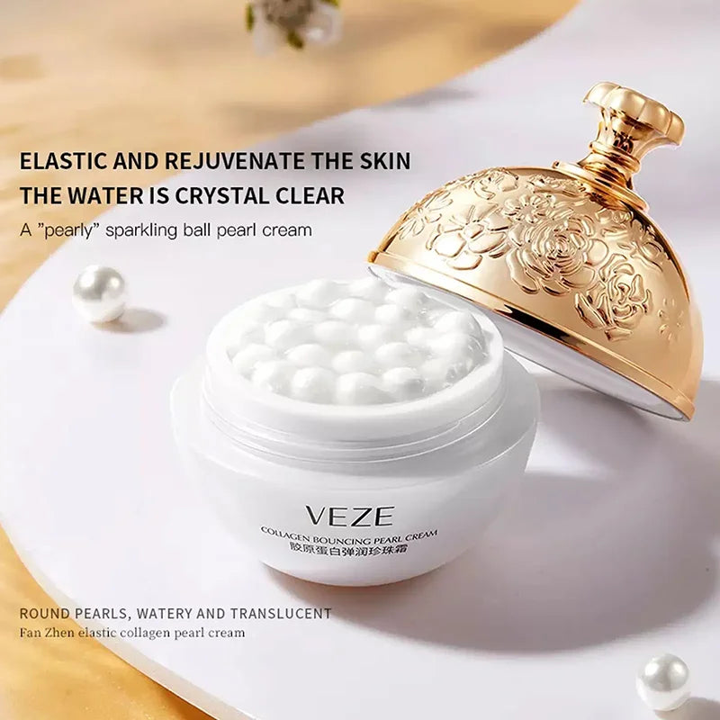 Collagen Pearl Filling Brighten Facial Cream Lifting Firming Moisturizing Korean Cream Face Cream Skin Care For Women Products