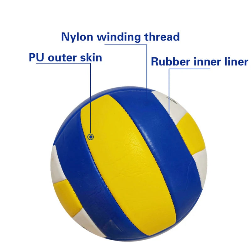 New Volleyball Professional Competition Volleyball Size 5 Indoor Volleyball Outdoor Sports Beach Volleyball Children Training