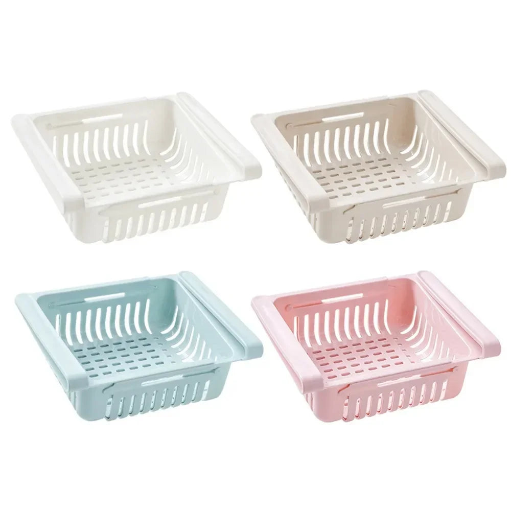 Fridge Organizer Storage Drawer Plastic Storage Box Container Shelf Fruit Egg Food Storage Box Kitchen Accessories Organizer Box