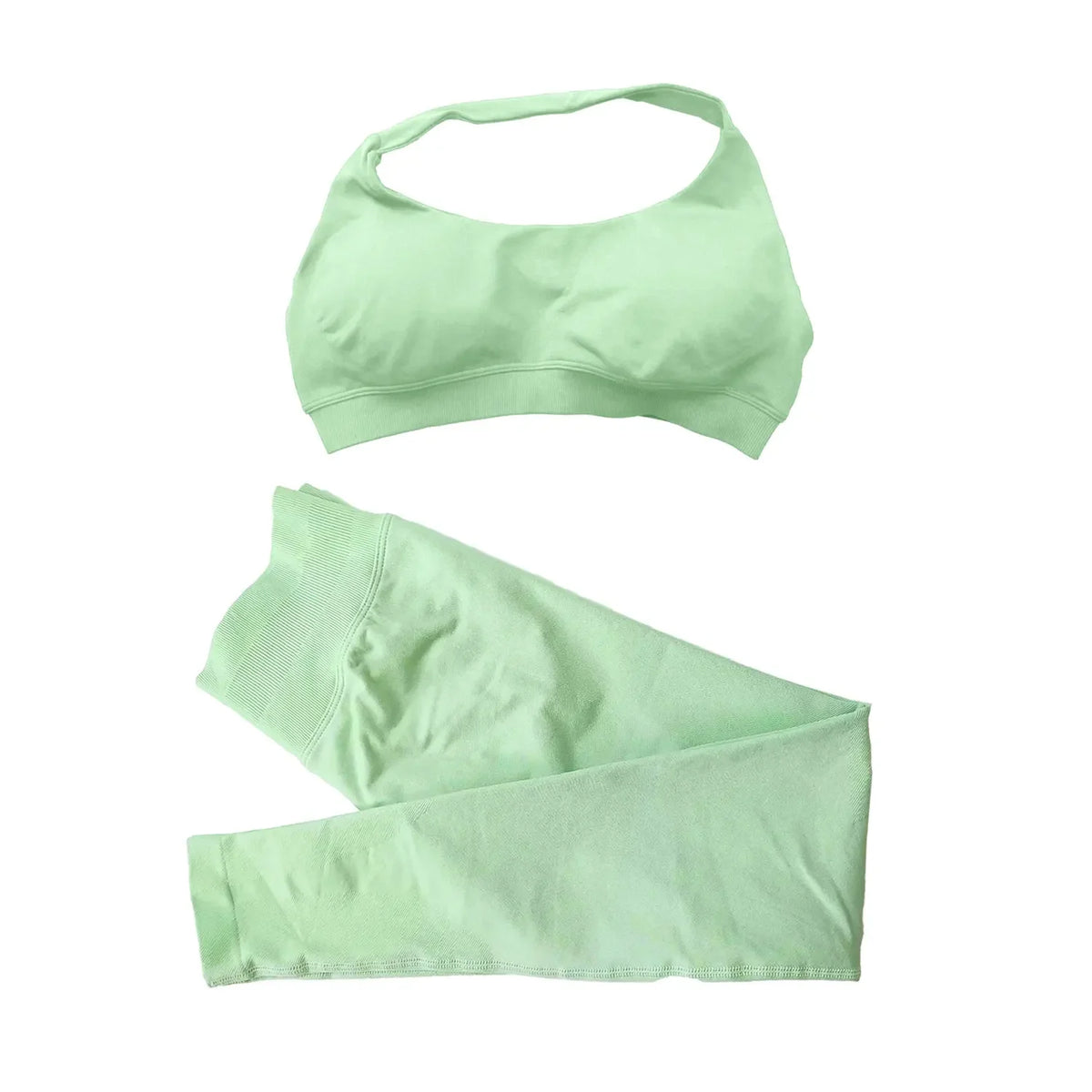 NCLAGEN Women Sportwear 2 Piece Yoga Set Sports Bra and Leggings Seamless Suit Fitness Clothing Gym Workout Speed Activewear