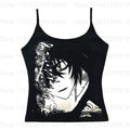 Y2k Style Fashion T-shirts Summer Gothic Slim 2000s Vintage Graphic T-shirts Punk Women Short Sleeve Sexy Streetwear T-shirts