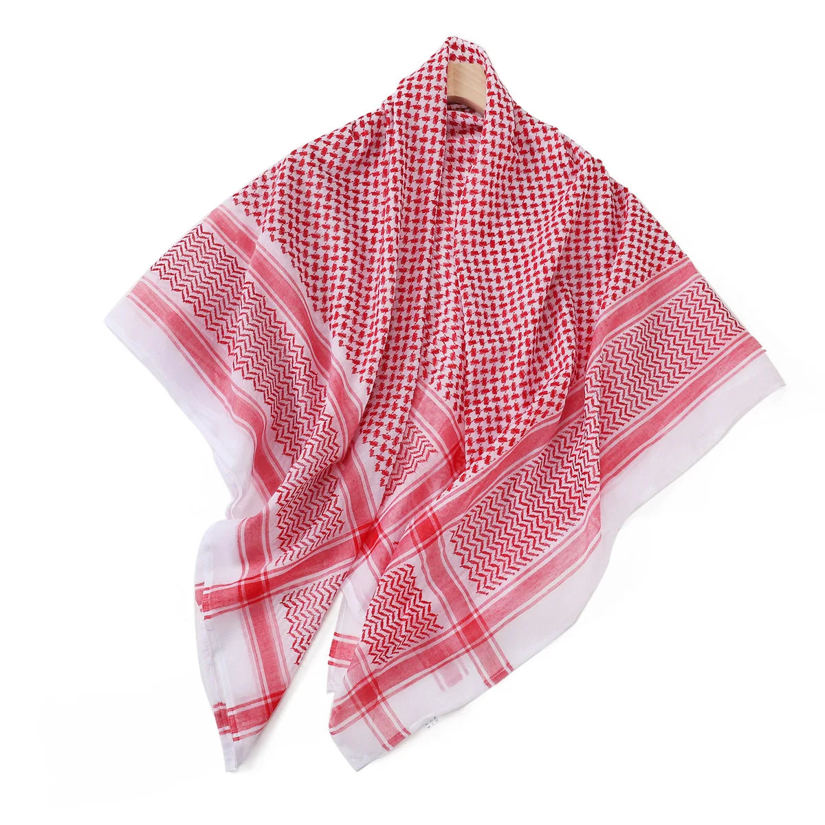 New Arab Shemagh Muslim Keffiyeh Head Wrap Tactical Desert Head Neck Scarf Military Shawl Arabic Scarf Headwear with Agal Rope