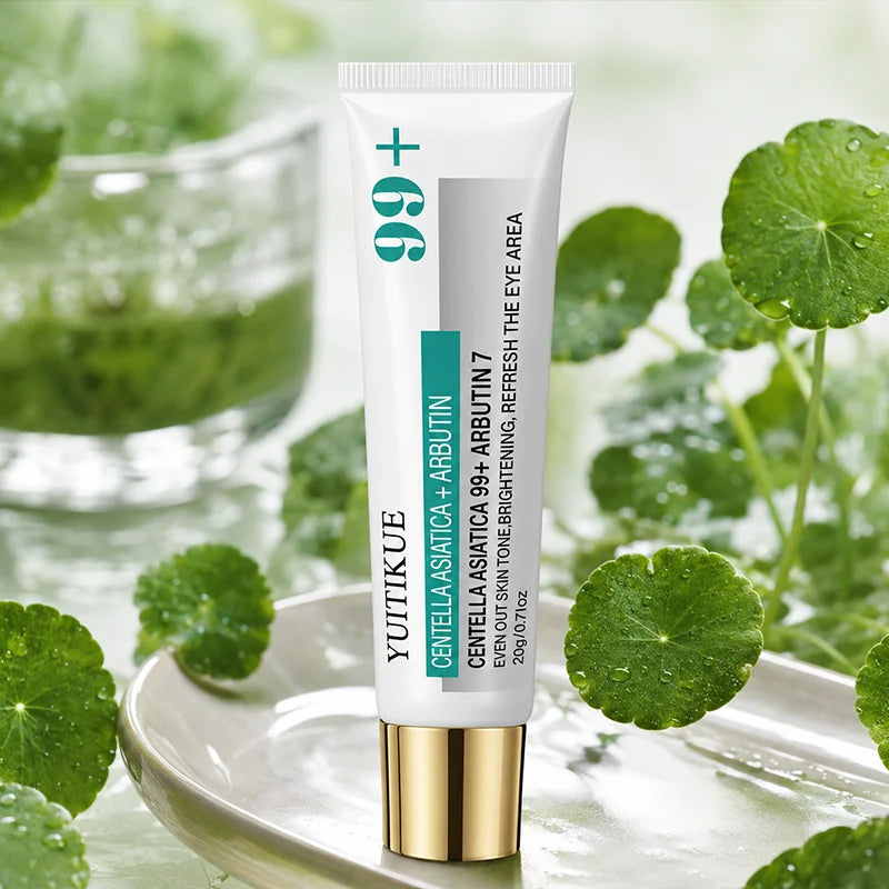 YUITIKUE 99+ Centella Eye Cream Fast Absorb Moisturizing Remove Dark Circles Puffiness Anti-Aging Eye Lotion