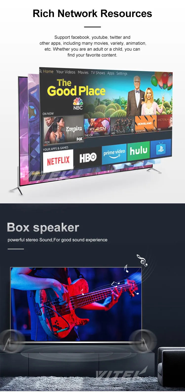 55 Inch 4K UHD Flat Screen Wholesale TV QLED, Digital Television 4K 55 Inch 4k QLED Tv, QLED LED 55 Inch Smart Television