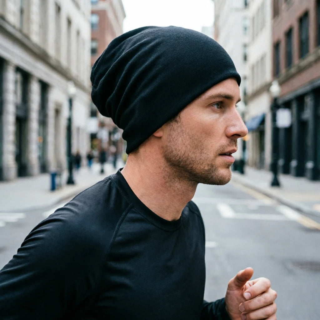 Solid Color Unisex Slouchy Beanie Soft Lightweight Winter Warm Cap for Men Women Hip-Hop Baseball Tennis Running Daily Wear