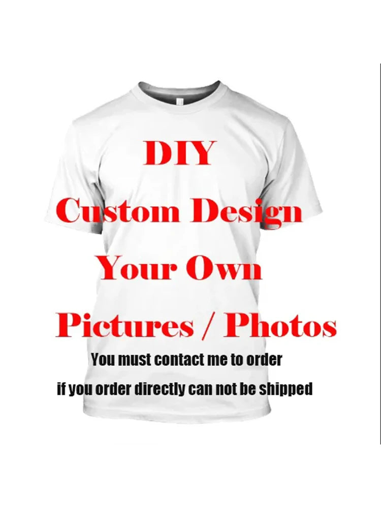 3D customized men's T-shirt, round neck short sleeved shirt, abstract Harajuku style, hip-hop