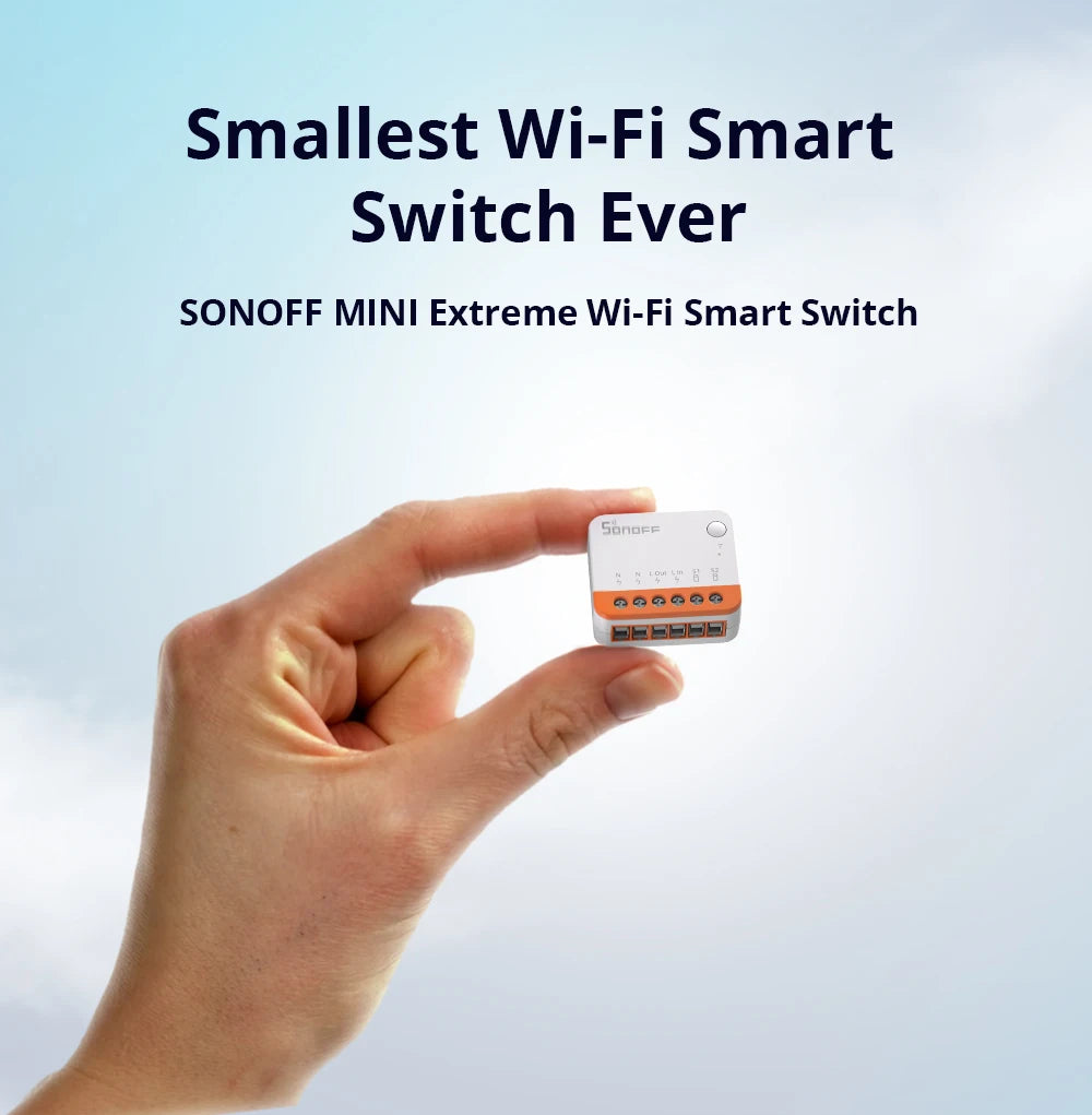 SONOFF Mini R4 Extreme Wifi Smart Switch External Switch Control Detach Relay Smart Home DIY Light Switch Via EWelink APP Alexa