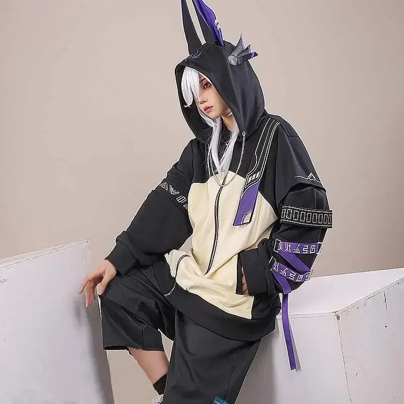 Cyno Tighnari Hoodies Genshin Impact Costume Cyno Zipper Jacket Men Women  Fashion Pullover Boys Girls Cool Streetwear Hoodies