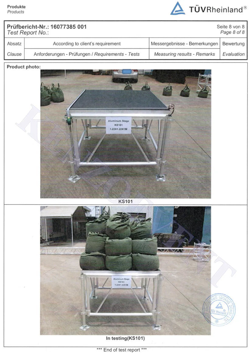 【Durable Using】Outdoor Cheap Event Aluminum Modular Portable Stage