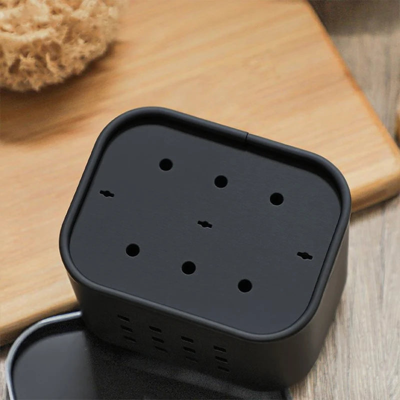 Kitchen Sponge Drain Holder - Countertop Storage Organizer, No-Drill Sponge Rack for Home Kitchen