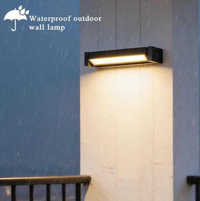 Outdoor Wall Light LED 350Adjustable Angle Waterproof Wall Lamp Aluminium Garden Porch Home Balcony Home Decor Lighting