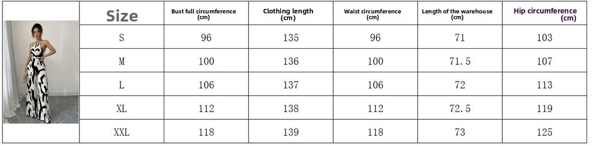 Women's Sexy Halter Neck Jumpsuits Casual Pants Rompers for Women Geometric Print Jumpsuit Party Outfits for Women Ropa Mujer