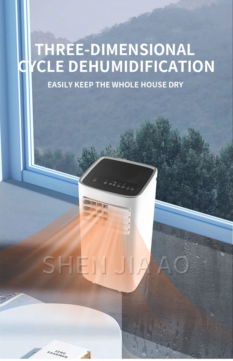3500W/3300W Air Conditioner Portable AC Unit with Built-in Dehumidifier and Fan Functions Cools 250 sq.ft Mobile Air Conditionin