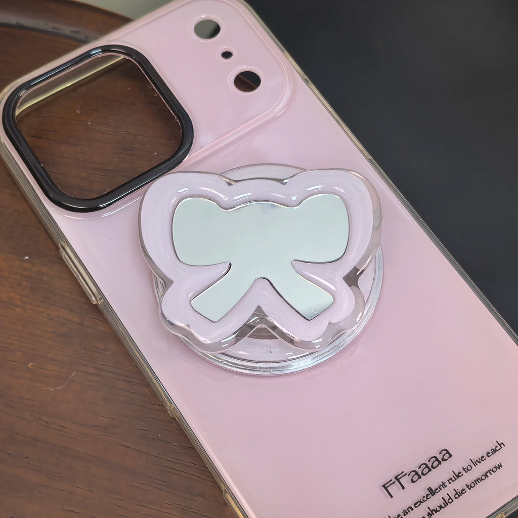 Korean Hello Kitty Makeup Mirror For MagSafe Magnetic Bracket Phone Grip Tok Griptok For iPhone 18 17 Accessories Bracket Ring