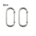 2/5/10pcs Survival Gear Camping Hiking Outdoor tool Camp Mountaineering Hook Buckle Keychain Travel Kit Climing Carabiner