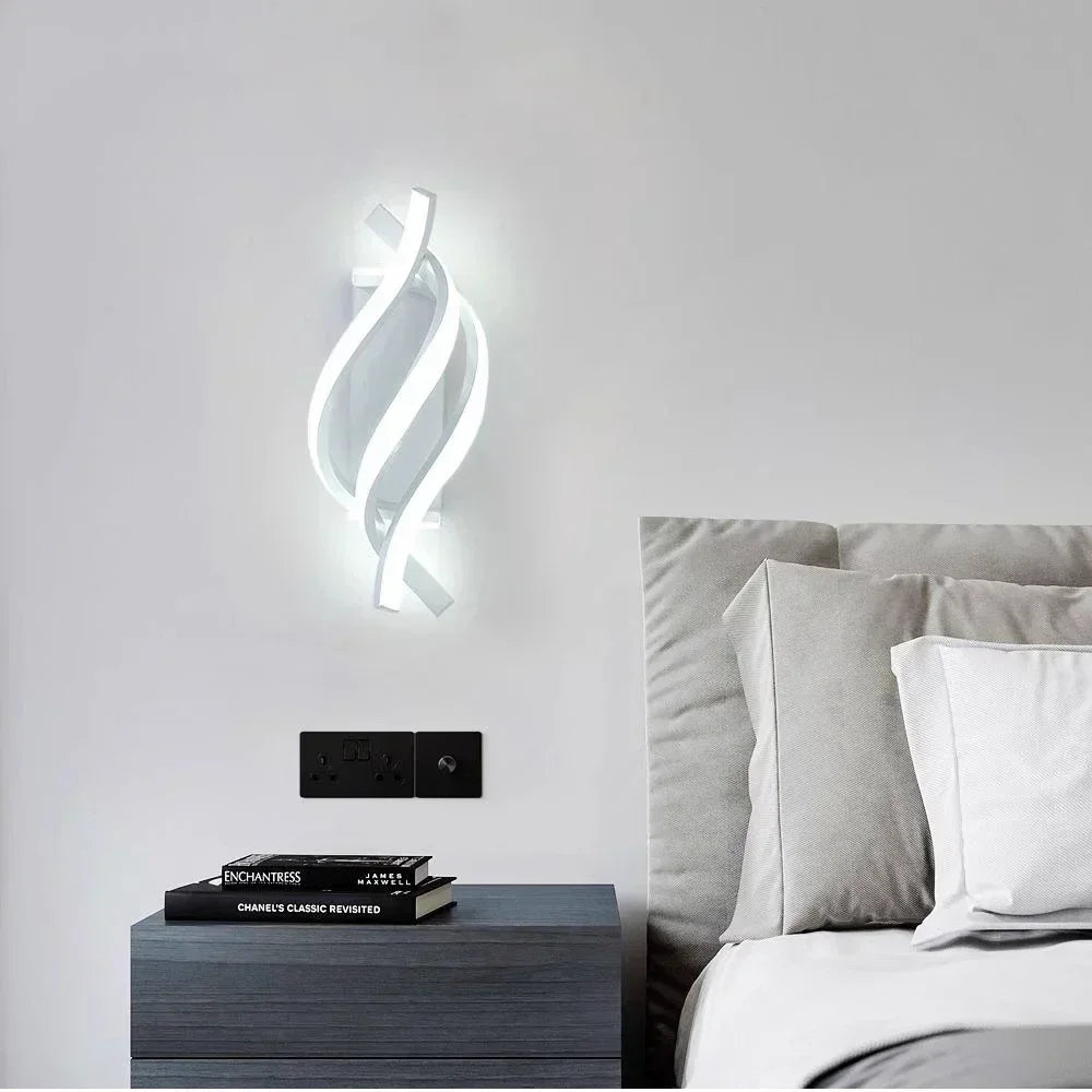 Modern LED Wall Lamp Home Line Decoration Wall Lamp Living Room Background Wall Bedroom Headboard Lighting Indoor lighting