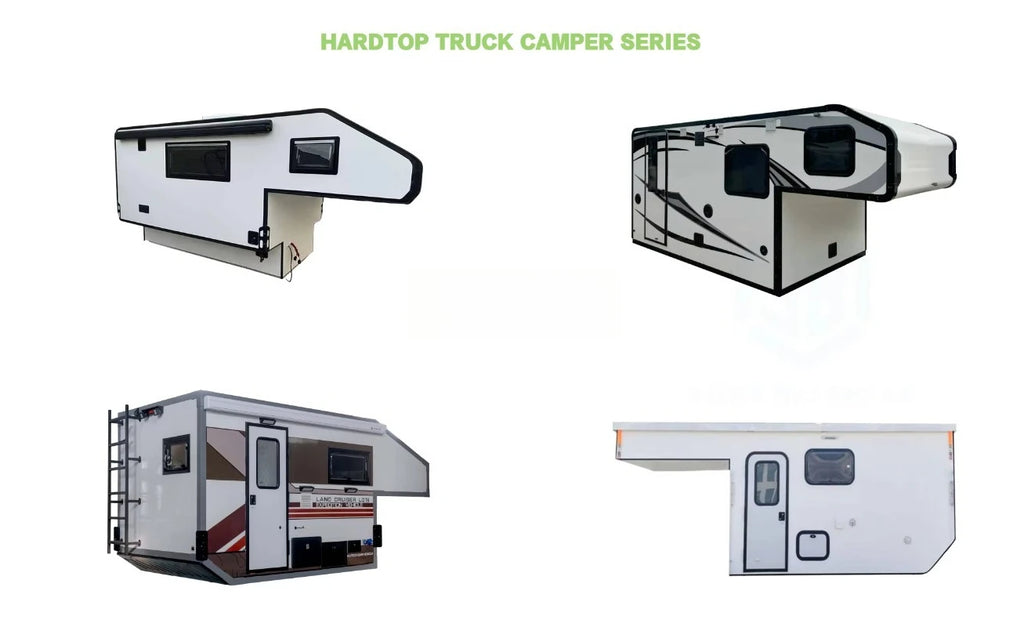 Stylish Comfort Pop Up Camper with Padded Mattresses and Privacy Screen Doors for Family Camping Custom