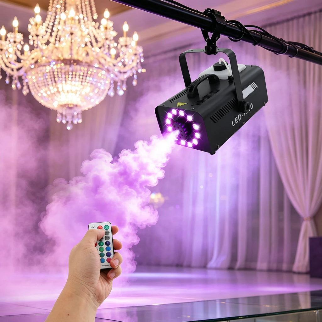 Fog Machine, Smoke Machine, Stage Smoke Machine for Parties, Birthdays, Halloween, 2.5L Tank, Wireless Remote