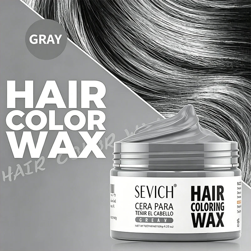Valentine's Day DIY Hair Dyed Mud Halloween One-Time Hair Coloring Wax Hair Colour Cream for Eyebrow Beards Coloring Styling