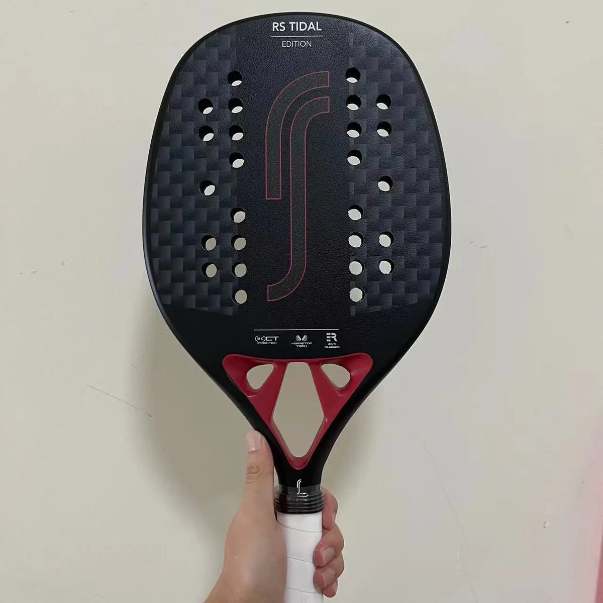 22mm Beach Tennis paddle Rough Surface Carbon Fiber Soft Eva Foam without Tennis Bag