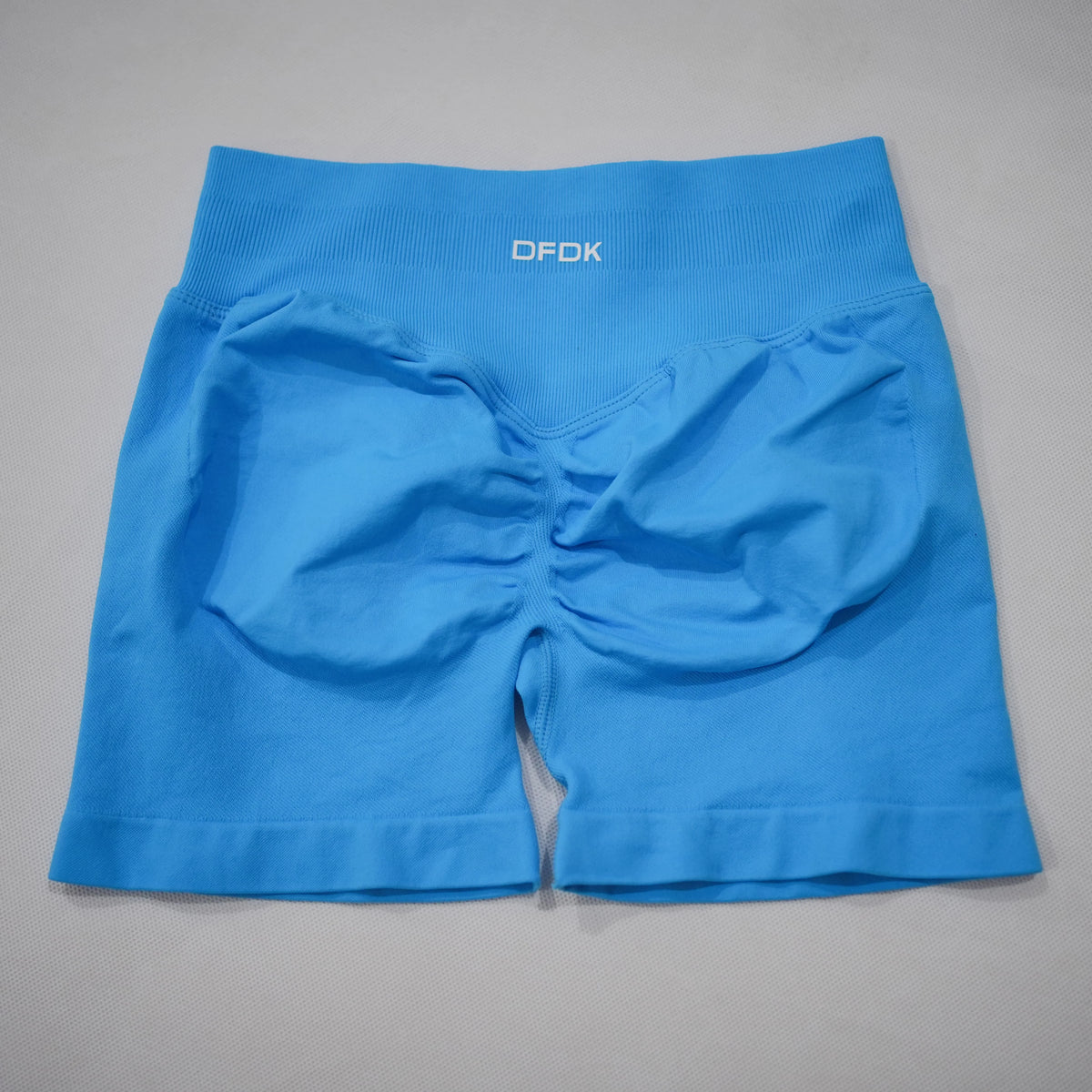DFDK Women High Waist Yoga Shorts Scrunch Butt Lift Squat Proof Push Up Workout Shorts Gym Running Fitness Athletic Shorts