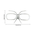 Ski Goggle Lens Insert Adjustable Optical Adapter Frame For Snowboard Goggles, Glasses Wearers, Secure Fit Over Eyeglasses