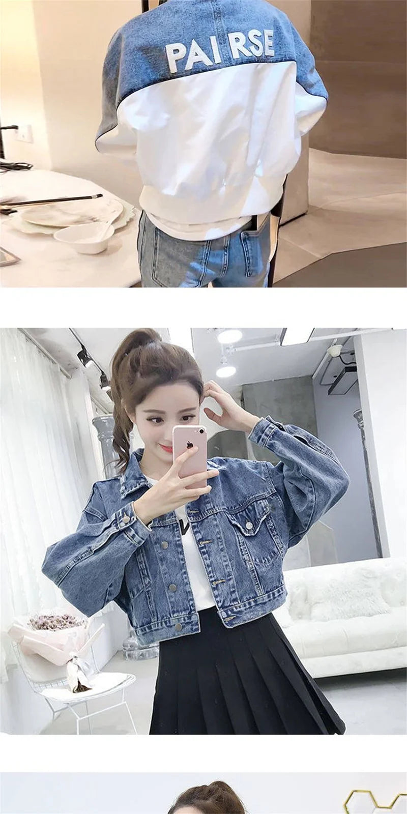 Denim Jacket For Women in Spring and Autumn 2024 New Embroidered Chinese Style Fashion Versatile Denim Clothing High-end women's
