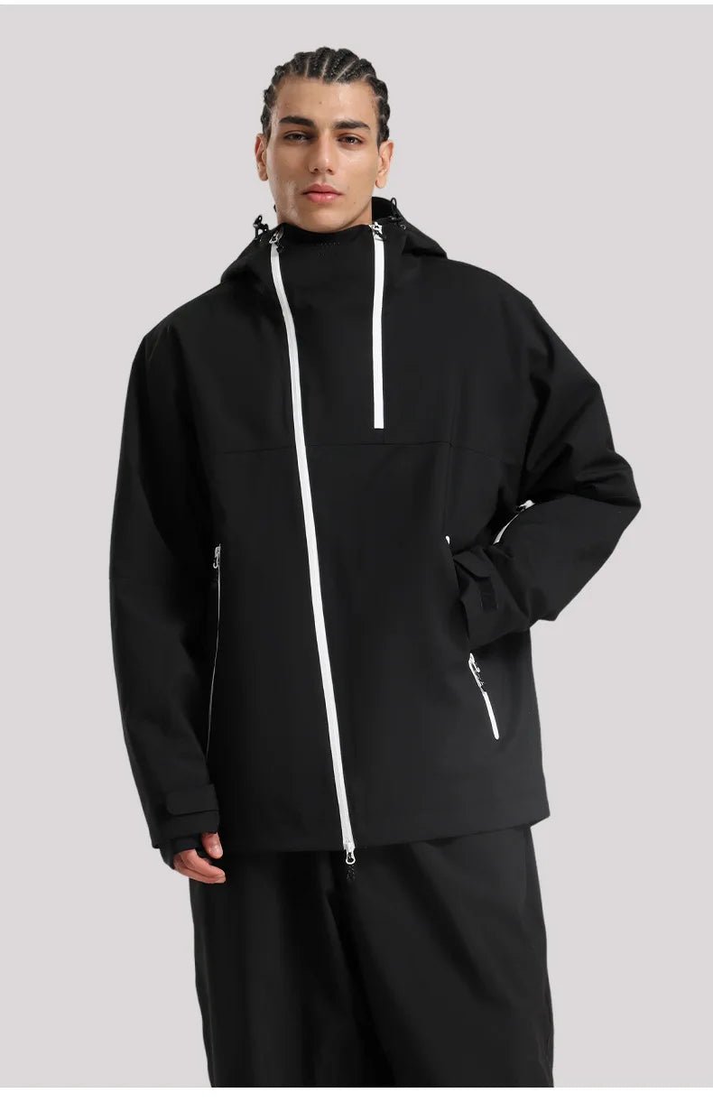 2026 Mens Snowboard Jacket Ski Coat Women Waterproof Insulated Baggy Snowboard Coats Winter Hooded Mountain Hiking Warm Outdoor