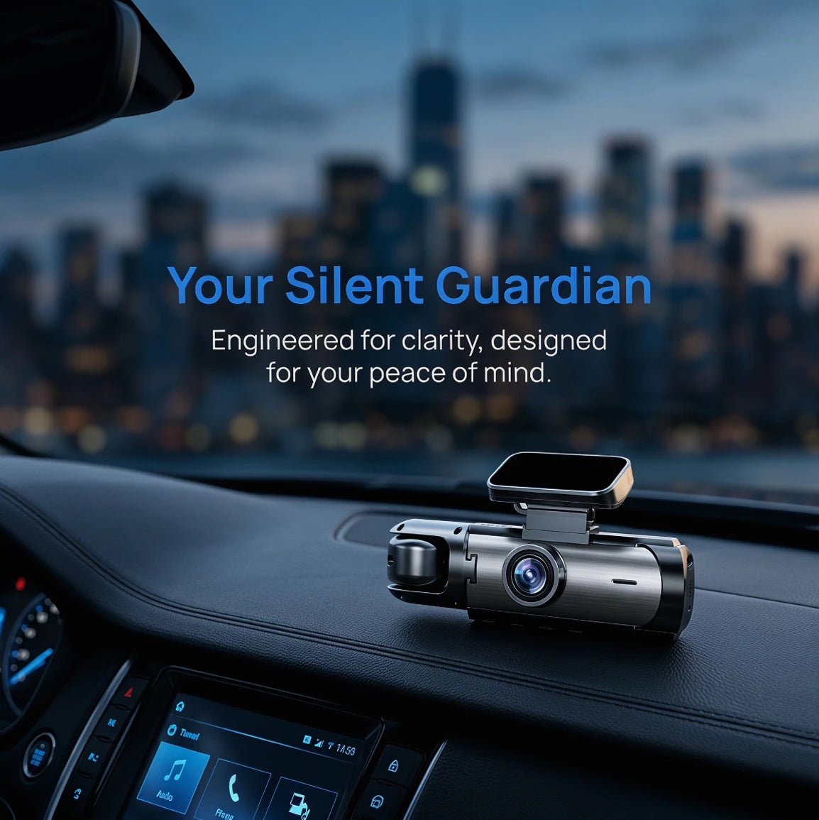 HD 1080P Dual Camera Dash Cam for Car with IR Night Vision Car dvr Loop Recording Wide Angle Lens Car Camera Recorder