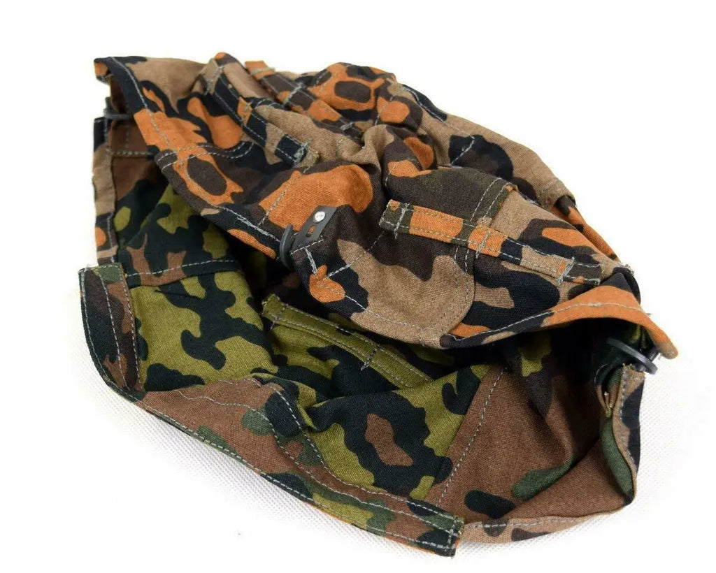 WWII German ELITE M35 Reversible Helmet Cover Spring And Fall Oak Camo MILITARY War Reenactments