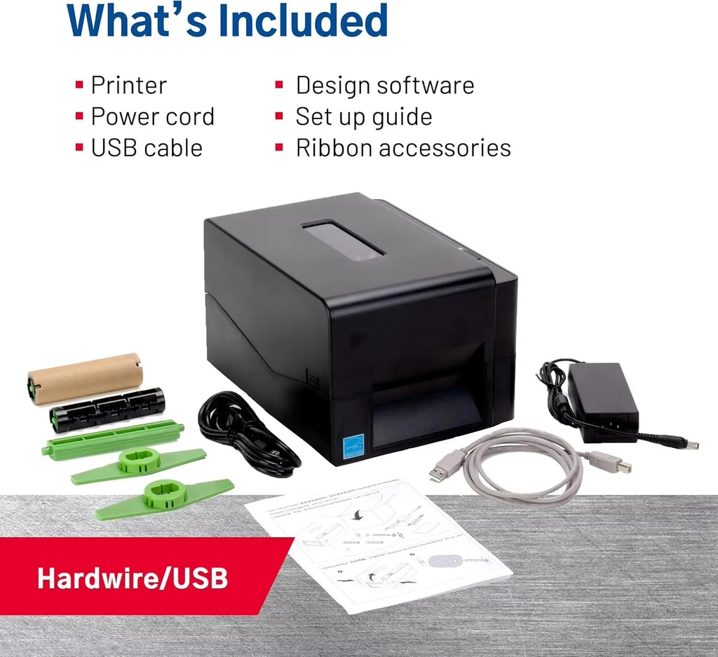 High Efficiency Thermal Transfer Desktop Smart Printer TE210 TE310 Shipping Label Sticker Printer For Logistics Express