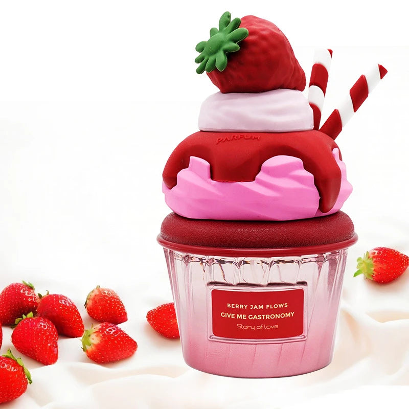 Arab Dubai Perfume Spray, Gourmand Women’s Fragrance, with Notes of Chocolate Cookie, Ice Cream, Strawberry, and Orange Citrus