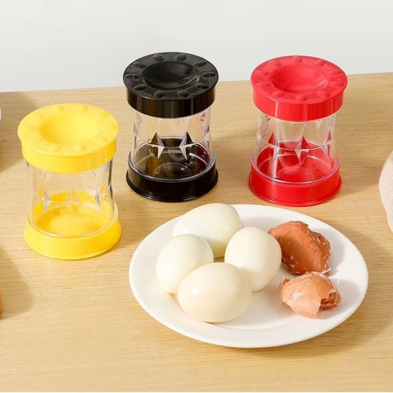 1PC Egg Peeler Hand Crank Egg Shell Remover Kitchen Gadgets Boiled Eggs Eggshell Separator Peeler Cooking Accessories