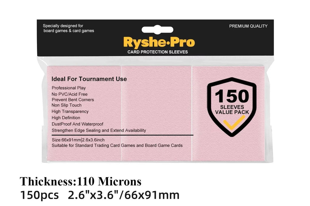 100pcs Trading Card Sleeves Soft Clear Perfect for Double-sleeving and Compatible with Pokemon Mtg Cards Sport Cards
