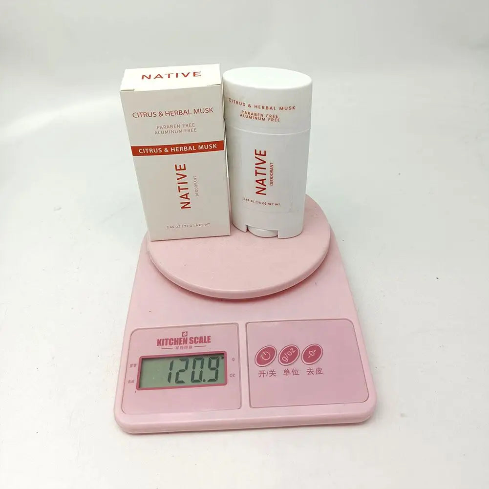 75g NATIVE Original Coconut Vanilla Deodorant Eucalyptus Mint Lavender Rose Sensitive Healthy Body Antiperspirant Cream Stick