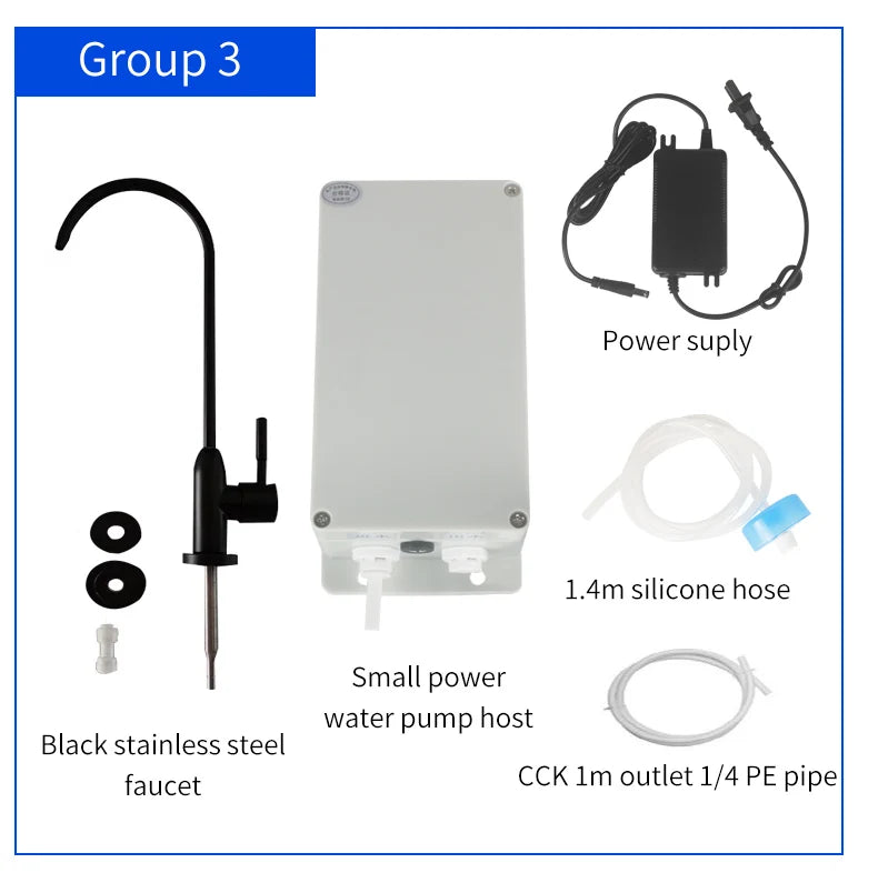 12V RV Electric Galley Water Pump 1.5 L/min Water Suction Pump Water Pump Automatic Faucet Clamp - Boat Caravan Motorhome