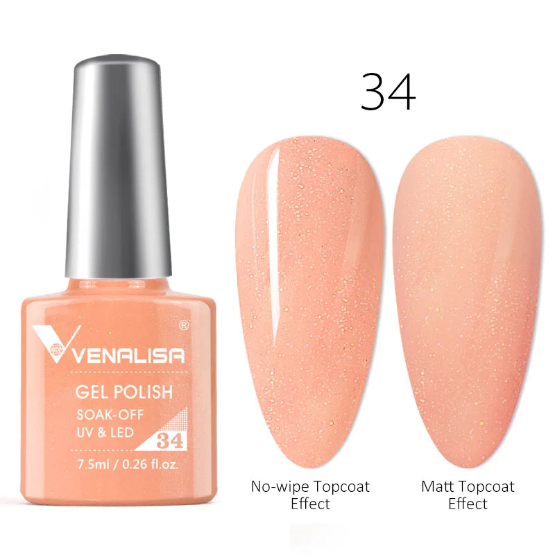 Venalisa TPO Free Earth Brown Autumn Color Collection Nail Gel Polish Soak Off UV LED Gel Varnish Gorgeous Gel Nail Manicure