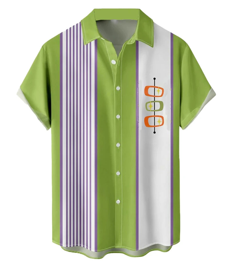 Summer Men's Shirts 3d Print Casual Outdoor Street Short-sleeved Shirts Men Women Loose Comfortable Hawaiian Men's Daily Wear
