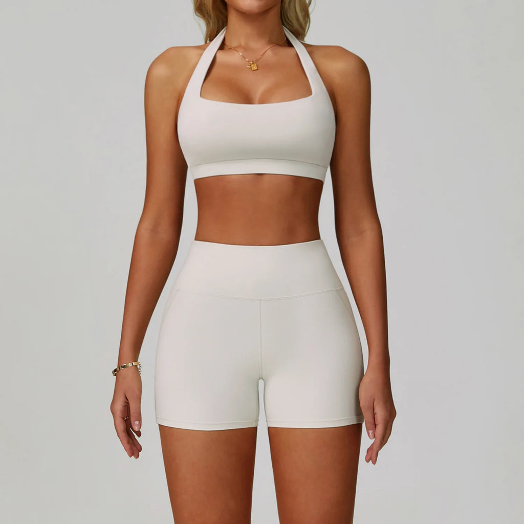 2Pcs Sets Women's Tracksuit Fitness Clothes Yoga Sets Sportswear Workout Bra High Waist Leggings Set Gym Clothing Sports Suits