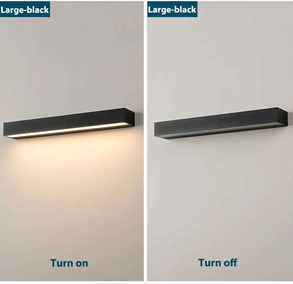 LED Outdoor Porch Wall Sconces Aluminum Exterior Wall Light Fixtures IP65 Waterproof Lamp for House Patio Doorway Garage Decorat