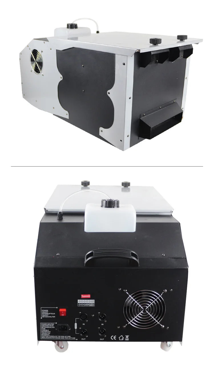 1500W DMX512 Ground Fog Machine Stage Wedding Low Lying Smoke Replaces Dry Ice