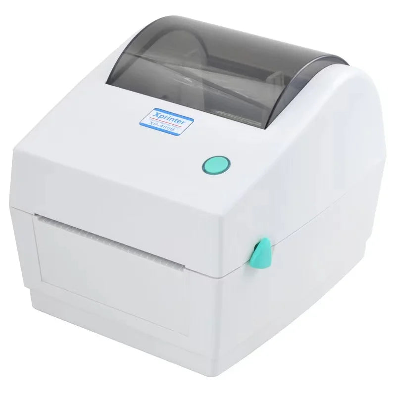 Xprinter XP-480B/DT427B 110mm Adhesive Address Stickers Direct Thermal Barcode Shipping Label Printer